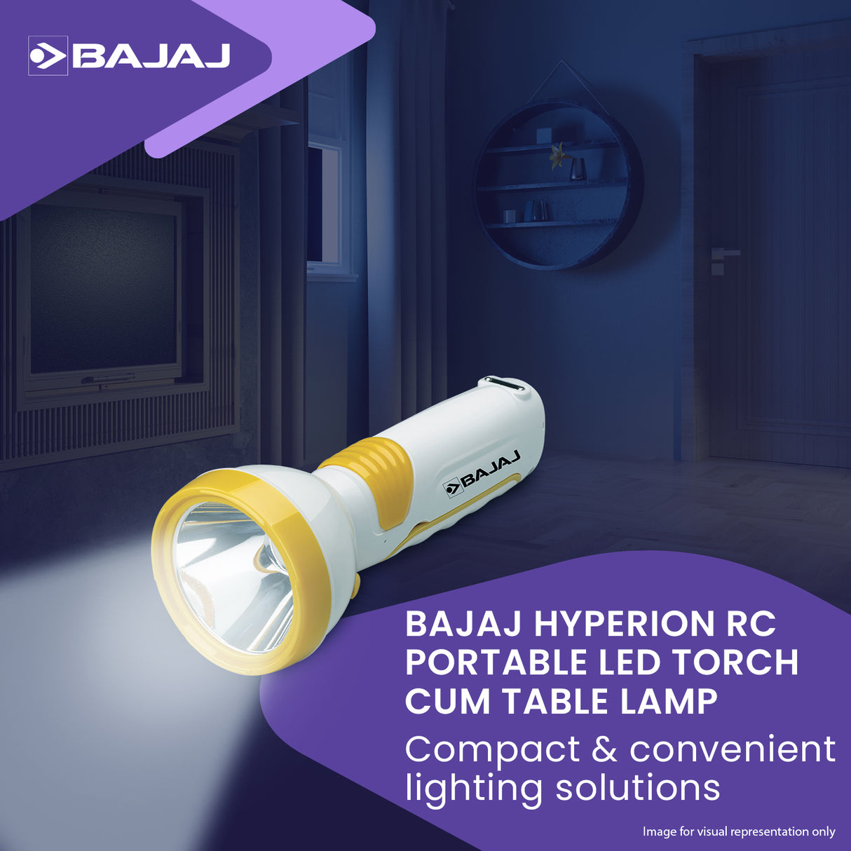 HYPERION RC LED TORCH CUM TABLE LAMP