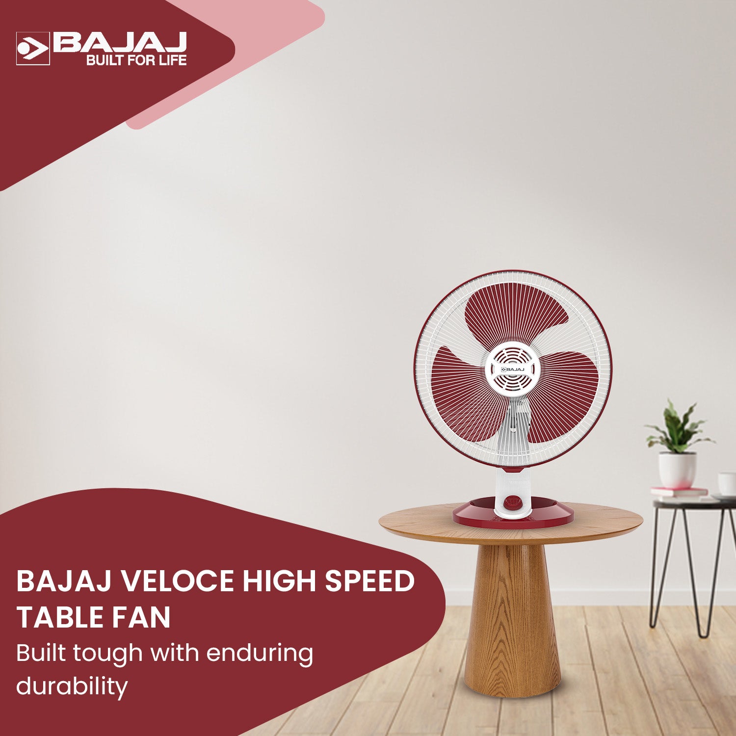 Veloce HS 400mm Table Fan