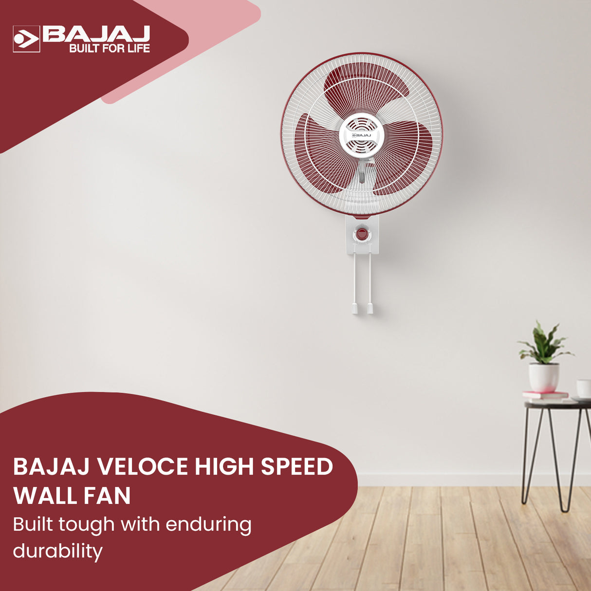 Veloce HS 400mm Wall Fan