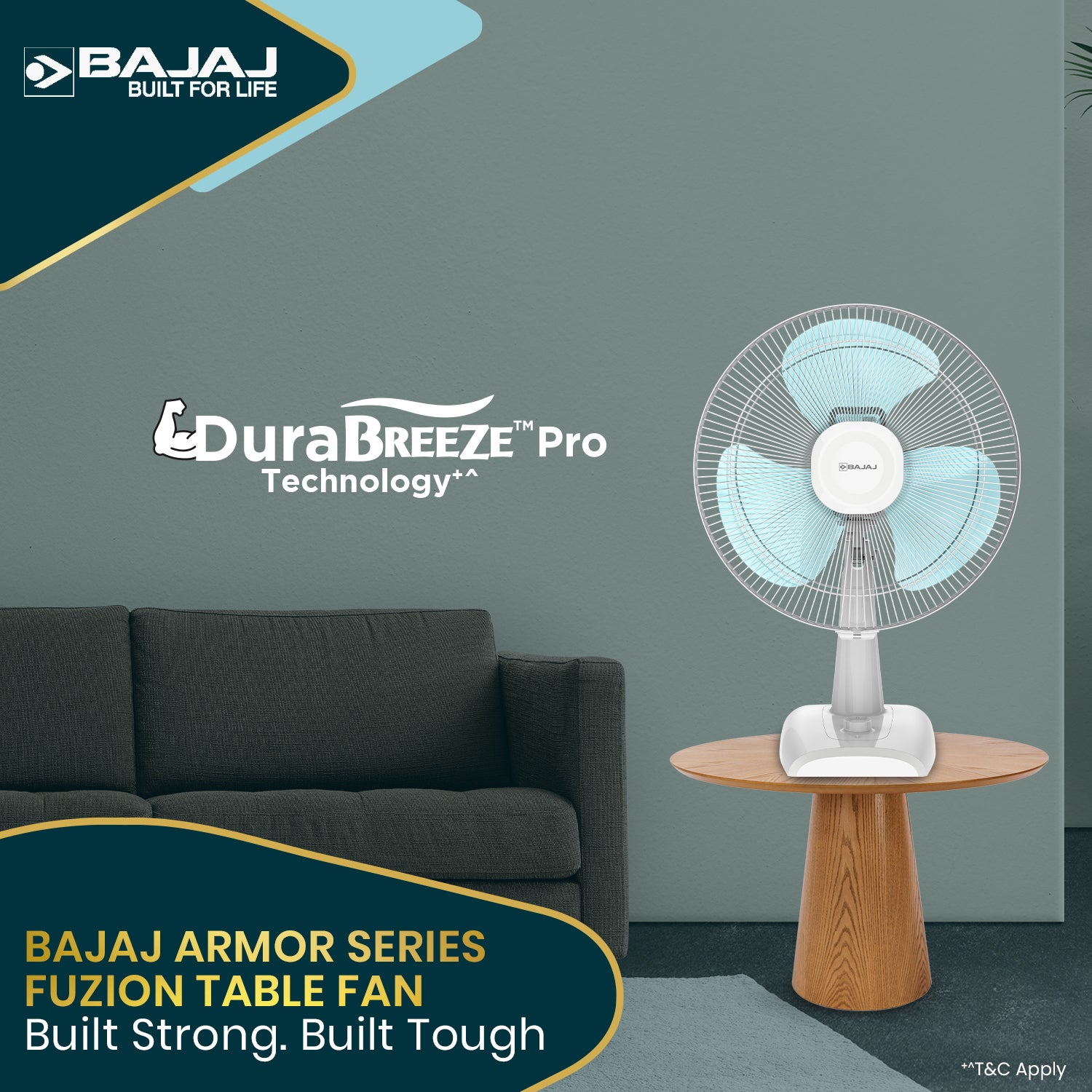 Fuzion 400mm Table Fan