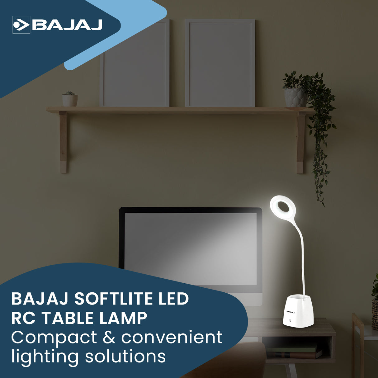 SOFTLITE LED RC TABLE LAMP