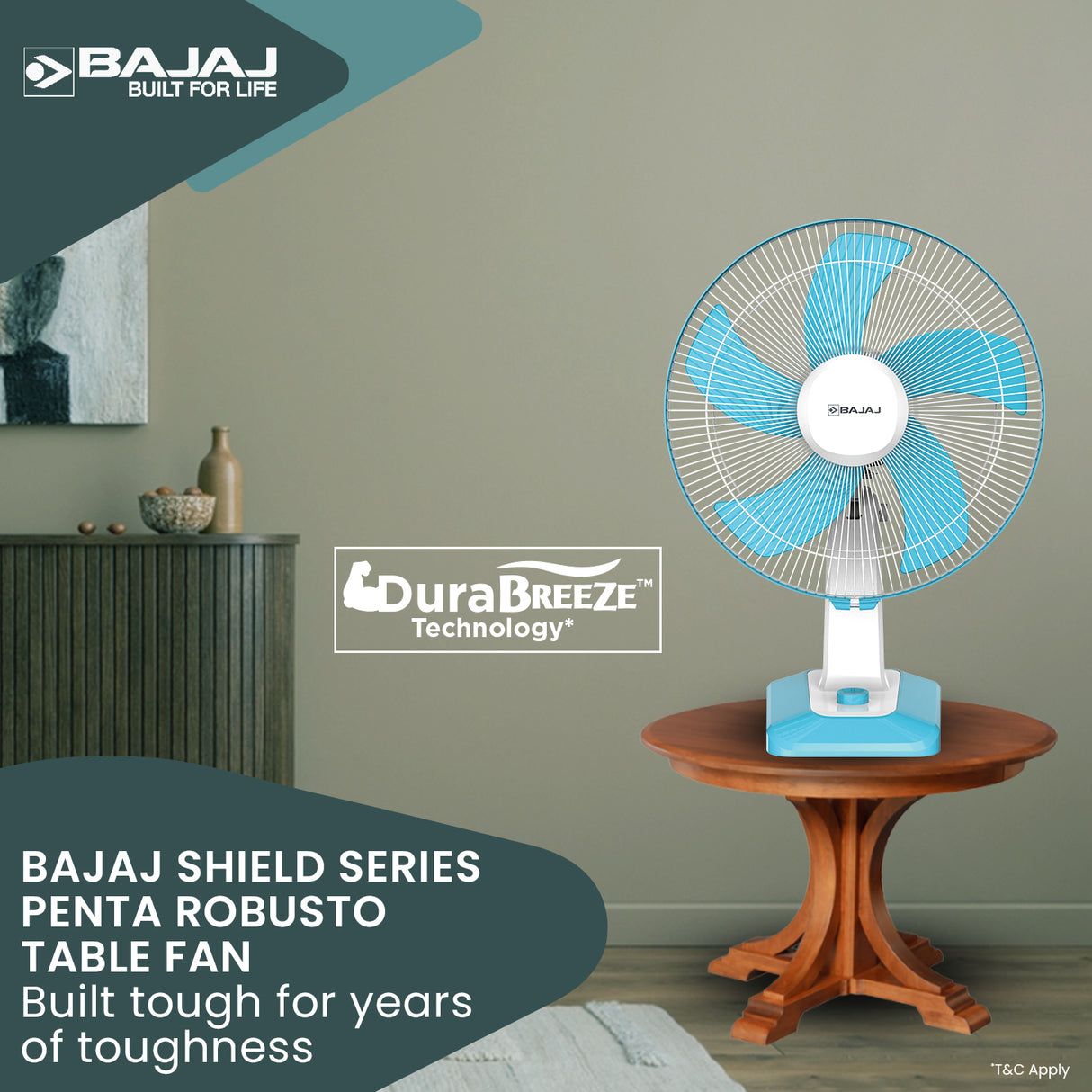 Penta Robusto 400mm Table Fan