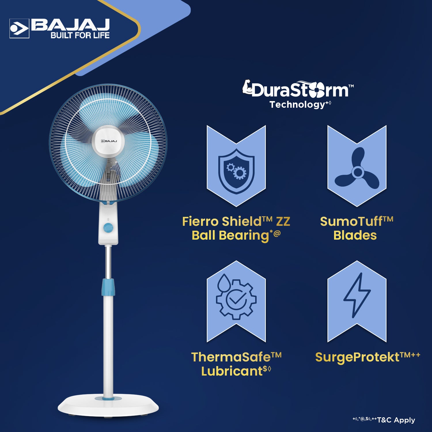 Robusto HS 400mm Pedestal Fan