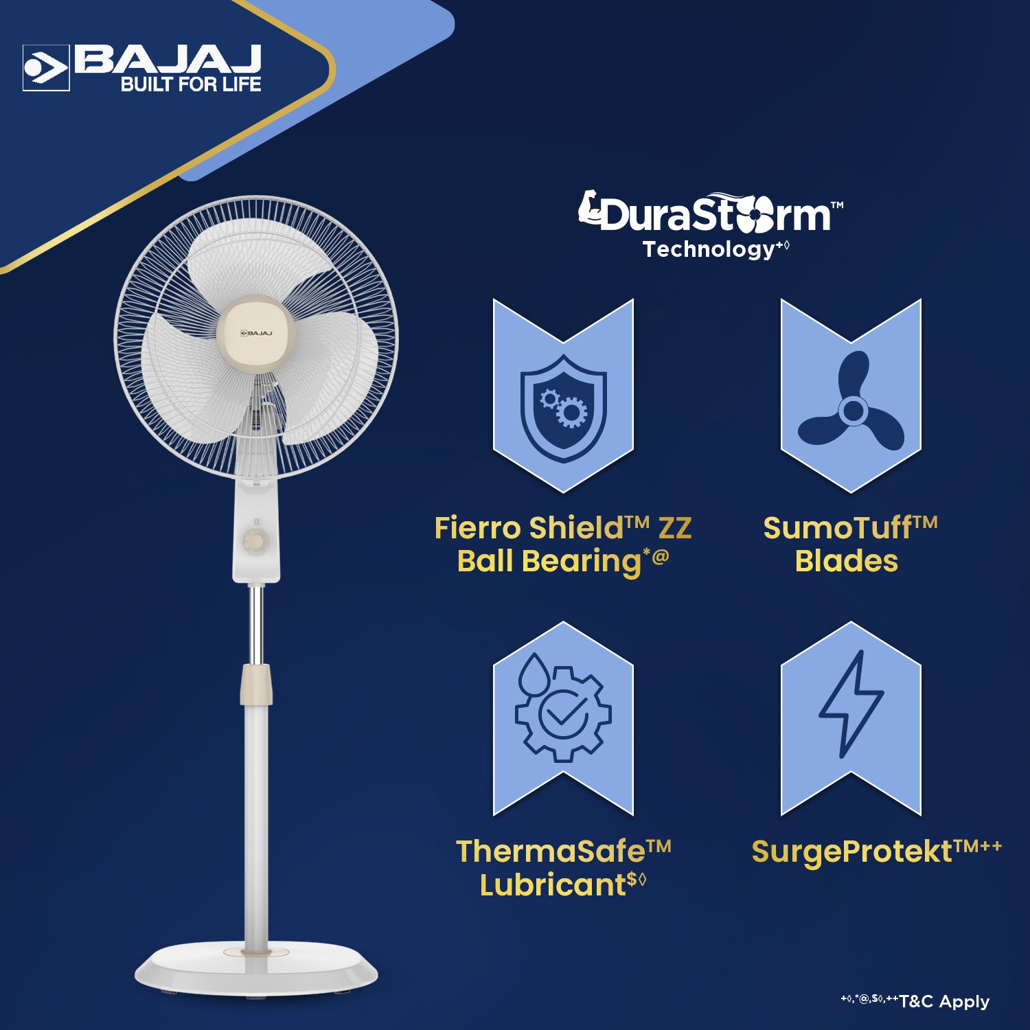 Robusto HS 400mm Pedestal Fan