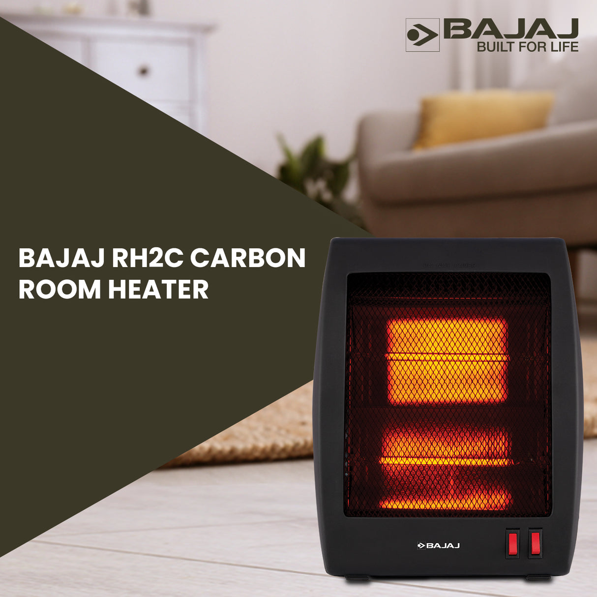 Bajaj RH2C Carbon Room Heater