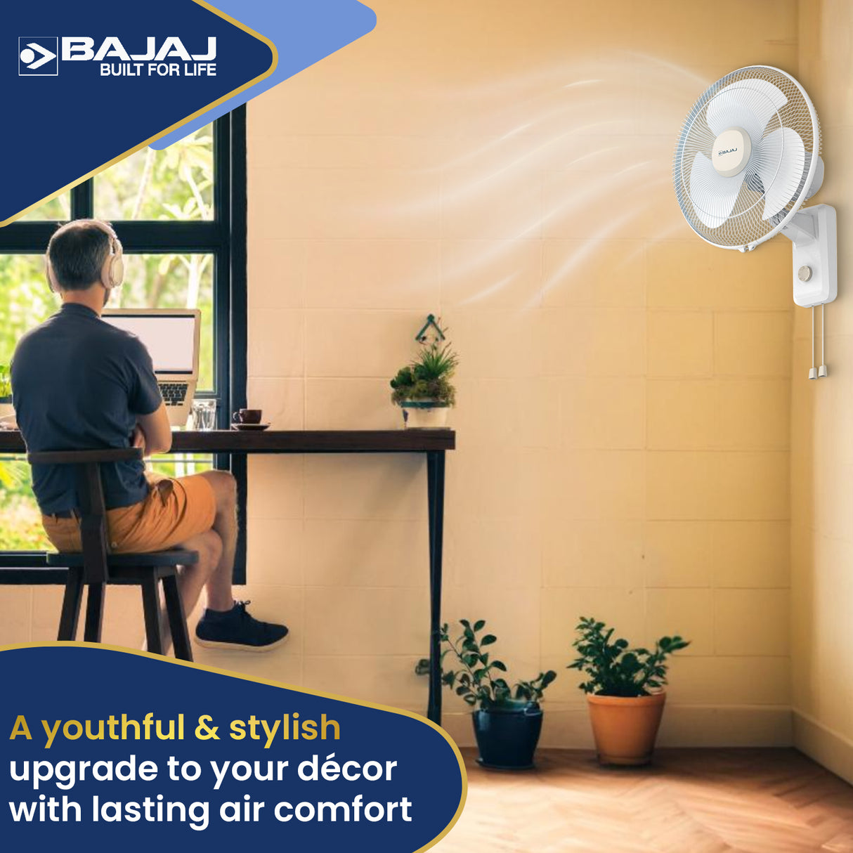 Robusto HS 400mm Wall Fan