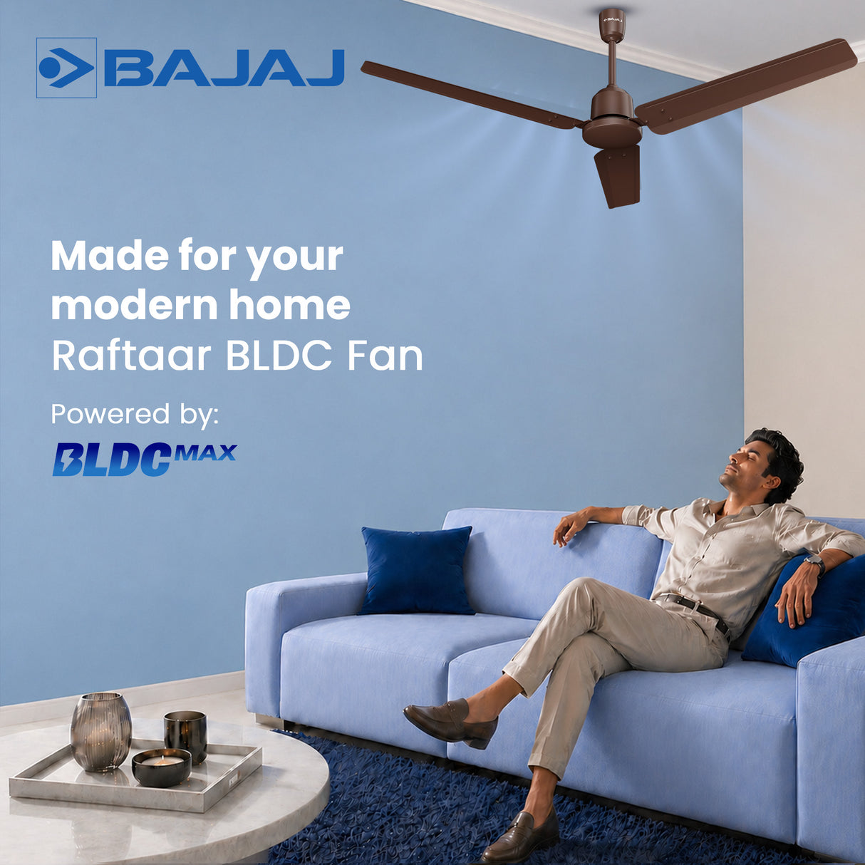Raftaar 1200mm BLDC Ceiling Fan