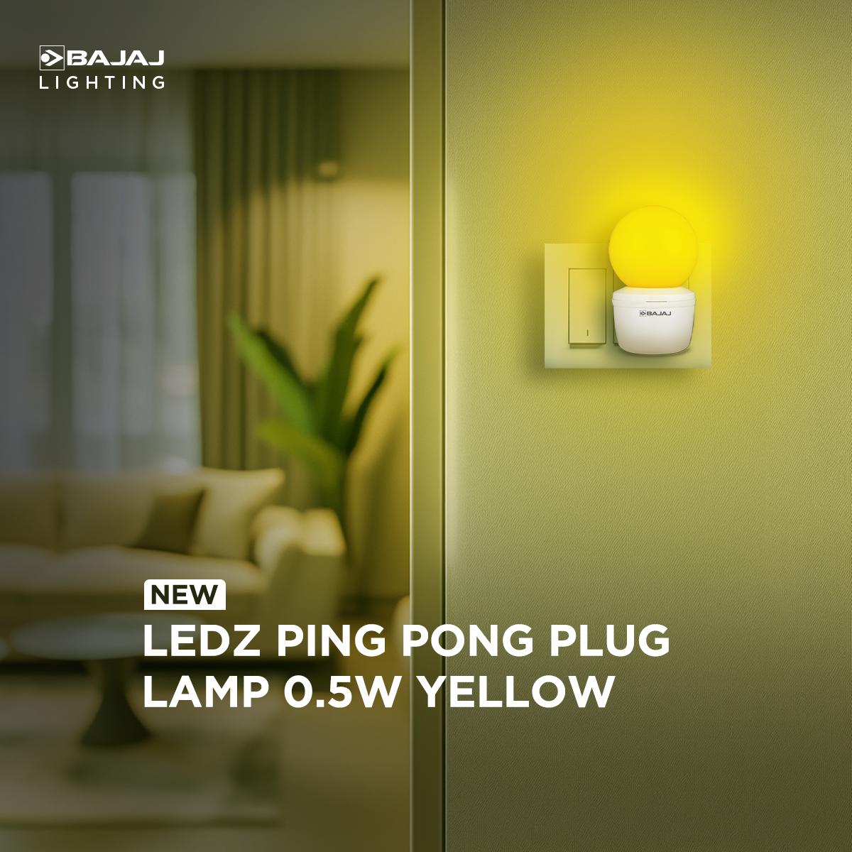 LEDZ Ping Pong Plug lamp