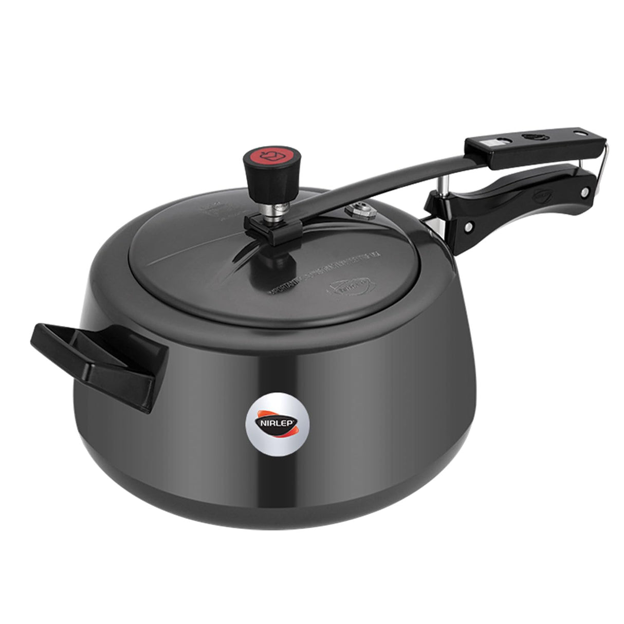 Nutrihealth Inner Lid Handi Shaped Hard Anodised Pressure Cooker
