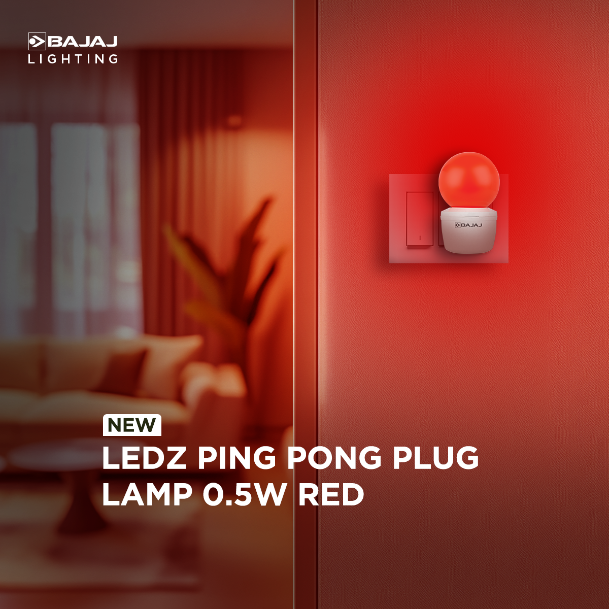 LEDZ Ping Pong Plug lamp
