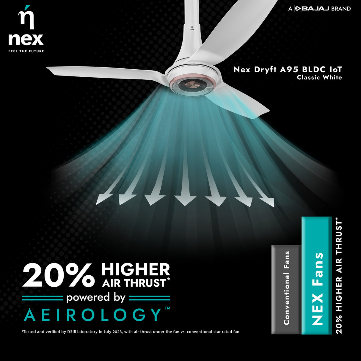 Nex Dryft A95 BLDC IoT