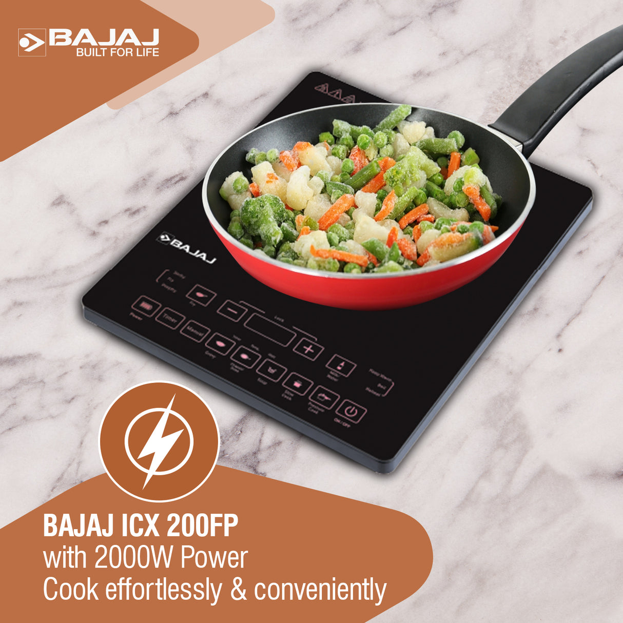 Bajaj ICX 200FP 2000W Induction Stove