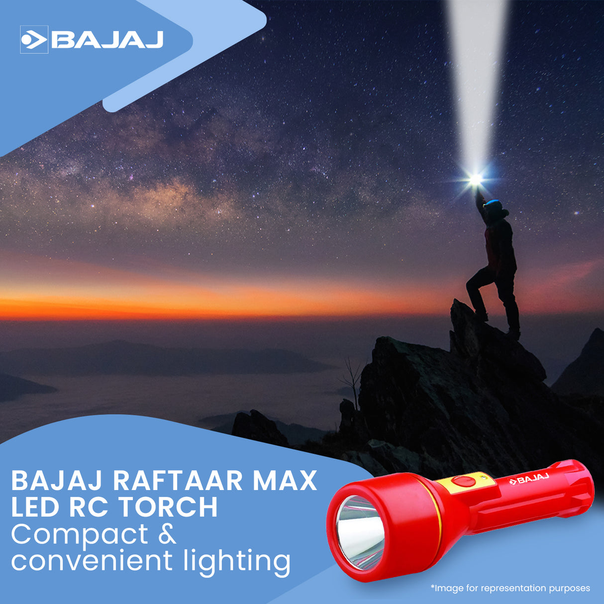 RAFTAAR MAX LED RC Torch