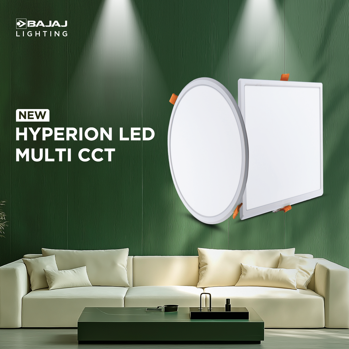HYPERION LED MULTI CCT PANEL