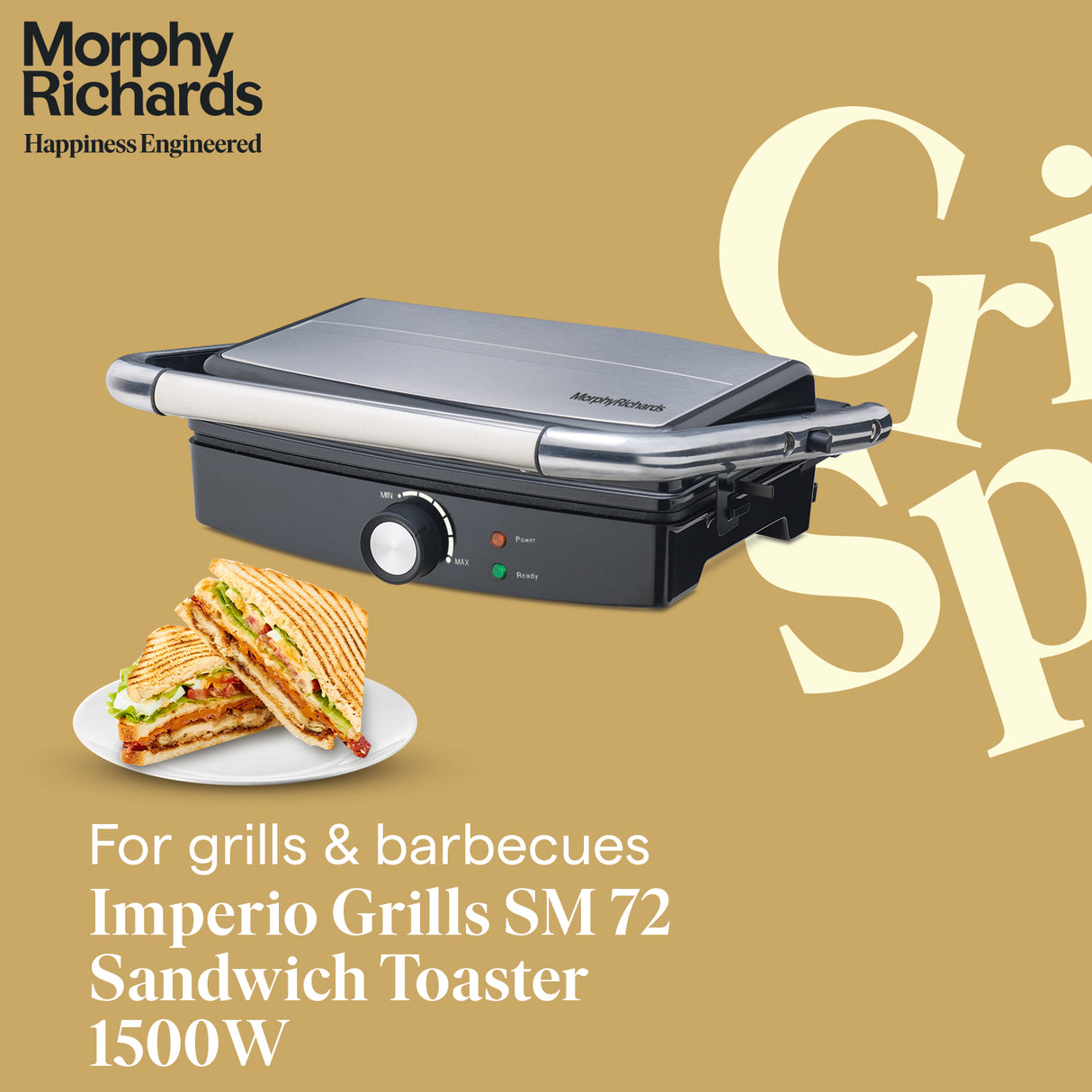 Imperio Series SM72 Sandwich Maker