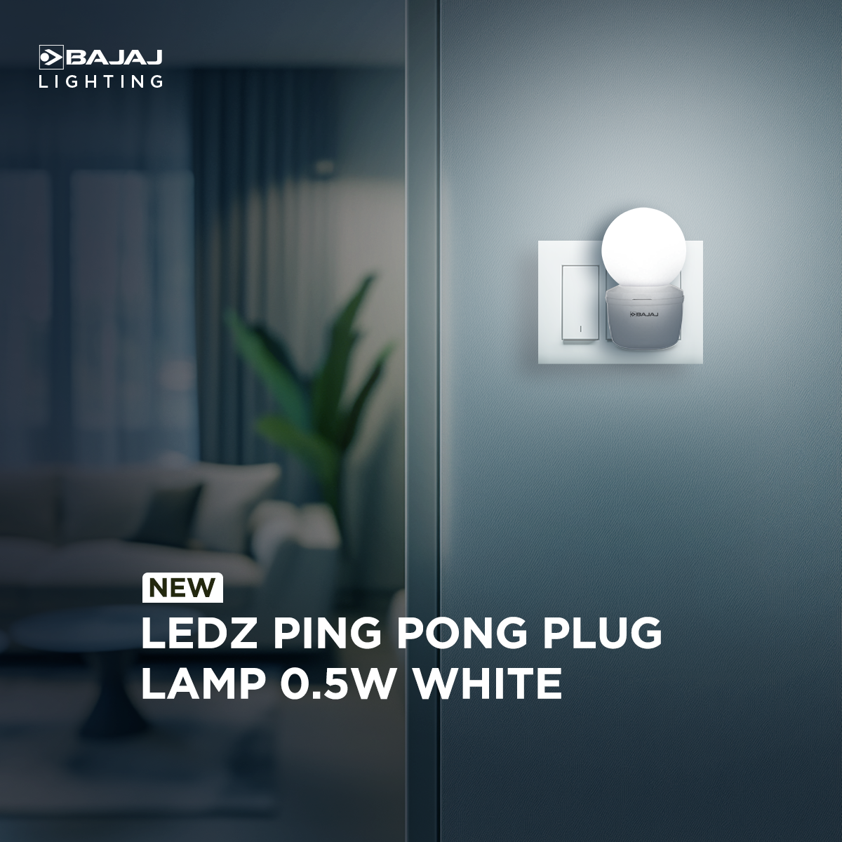 LEDZ Ping Pong Plug lamp
