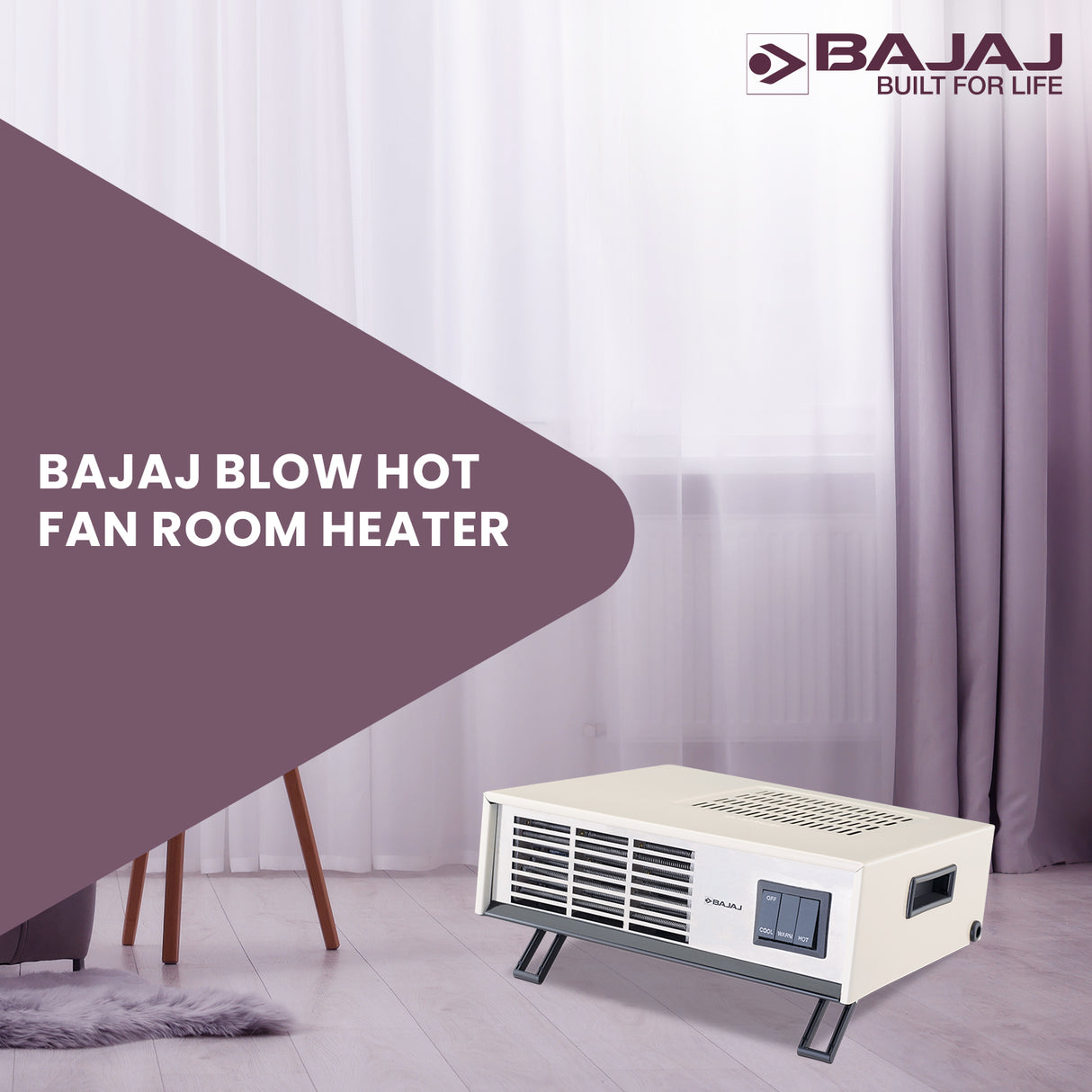Bajaj Blow Hot Fan Convector Room Heater