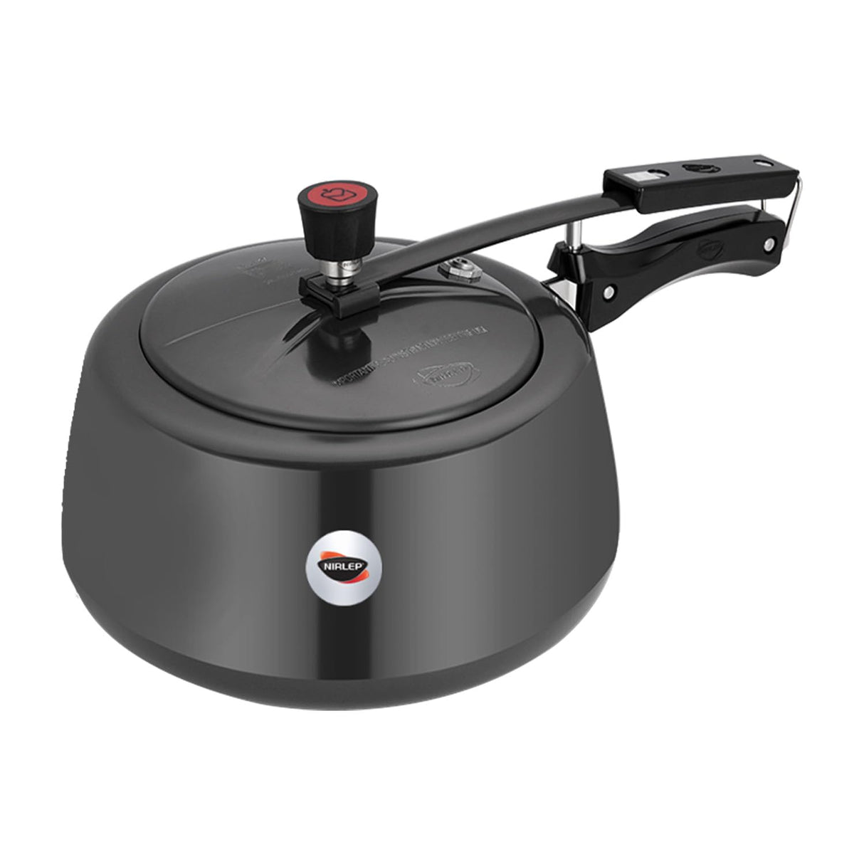 Nutrihealth Inner Lid Handi Shaped Hard Anodised Pressure Cooker