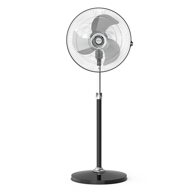 Hurricane 450mm Black & Chrome Pedestal Fan