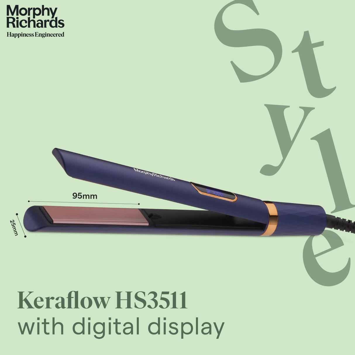 Morphy Richards KeraFlow HS3511 Keratin and Ionic Hair Straightener