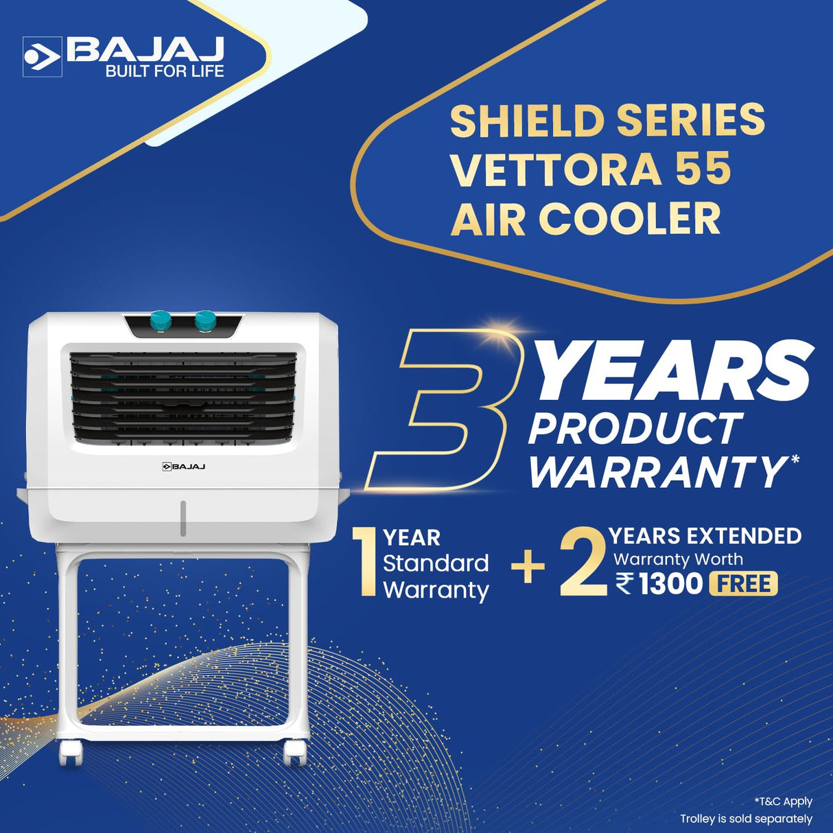 Bajaj Shield Series Vettora 55