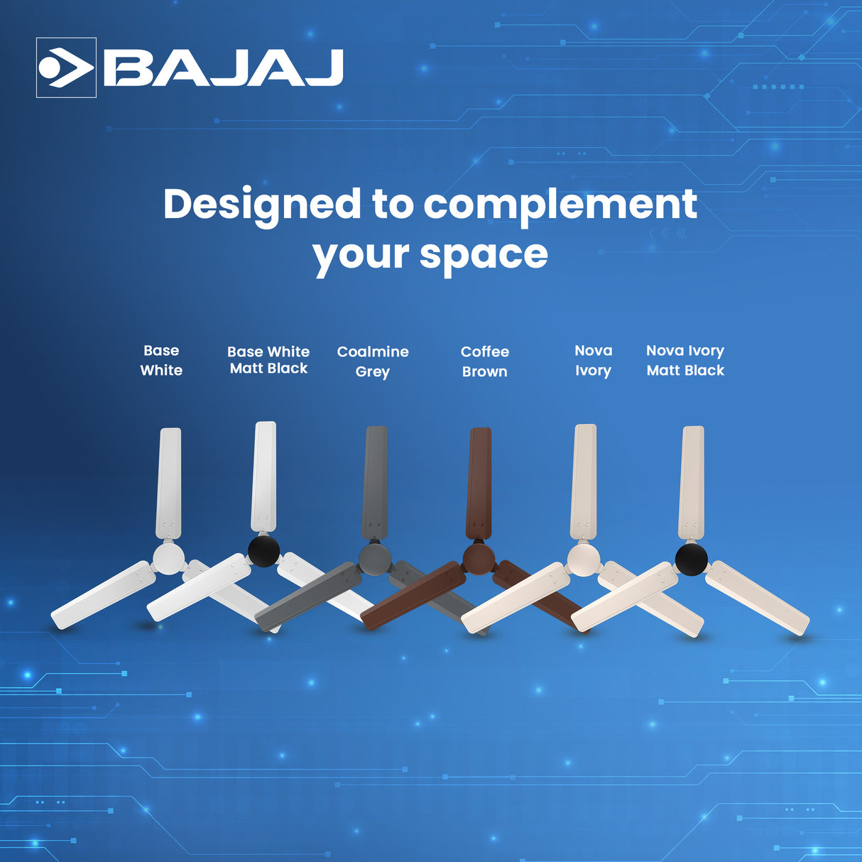 Raftaar 1200mm BLDC Ceiling Fan