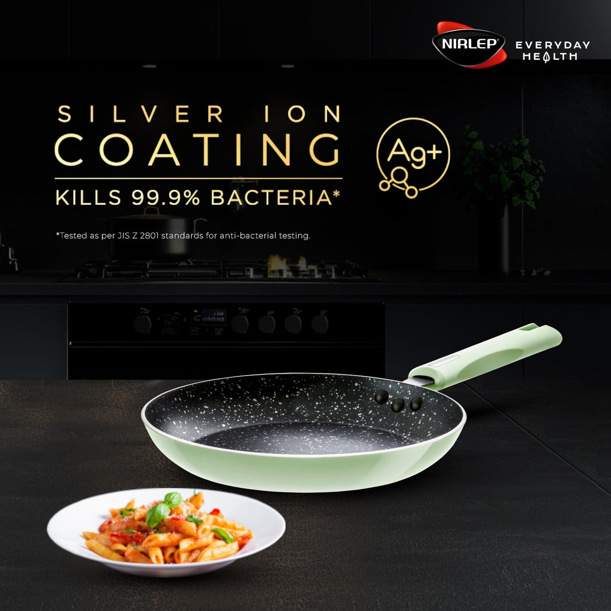 Nutrihealth Pro Non Stick Aluminium InductionTapered Fry Pan