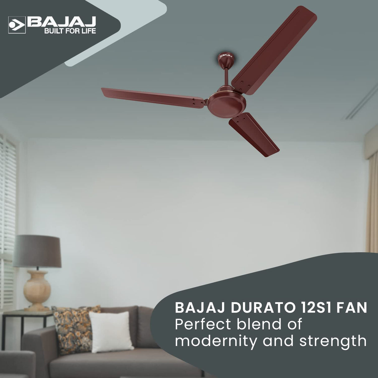 Durato 12S1 1200mm Ceiling Fan