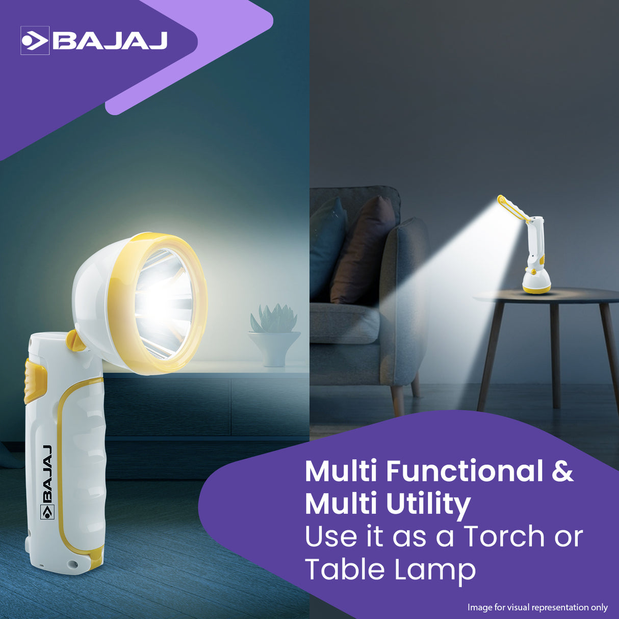 HYPERION RC LED TORCH CUM TABLE LAMP