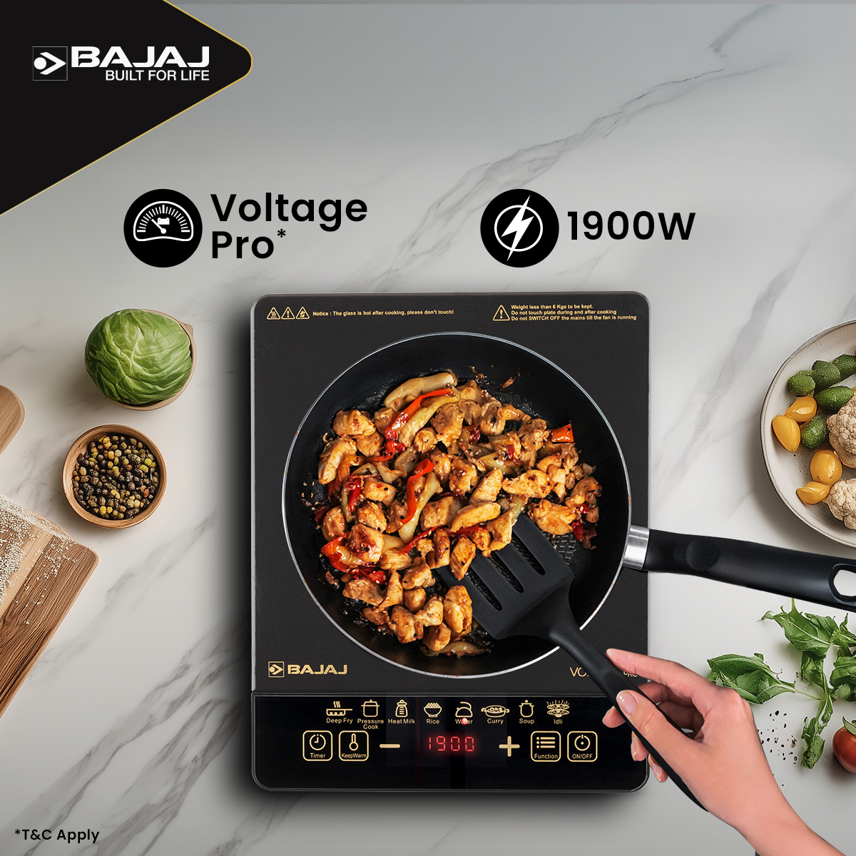 Bajaj ICX 190FS 1900W Induction Stove