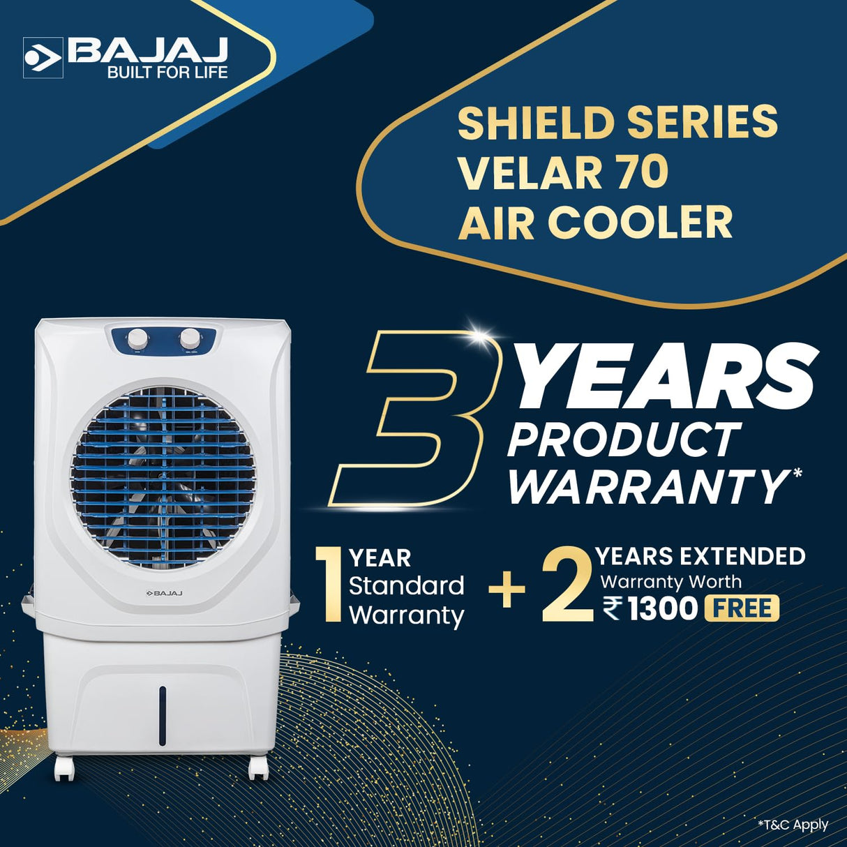 Bajaj Shield Series Velar 70