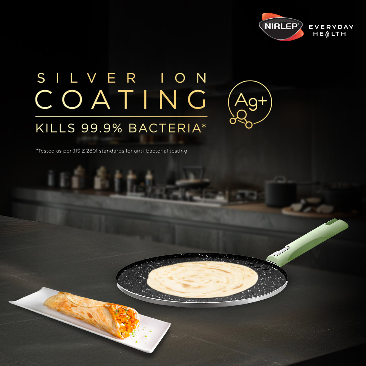 Nutrihealth Pro Non Stick Aluminium Flat Tawa