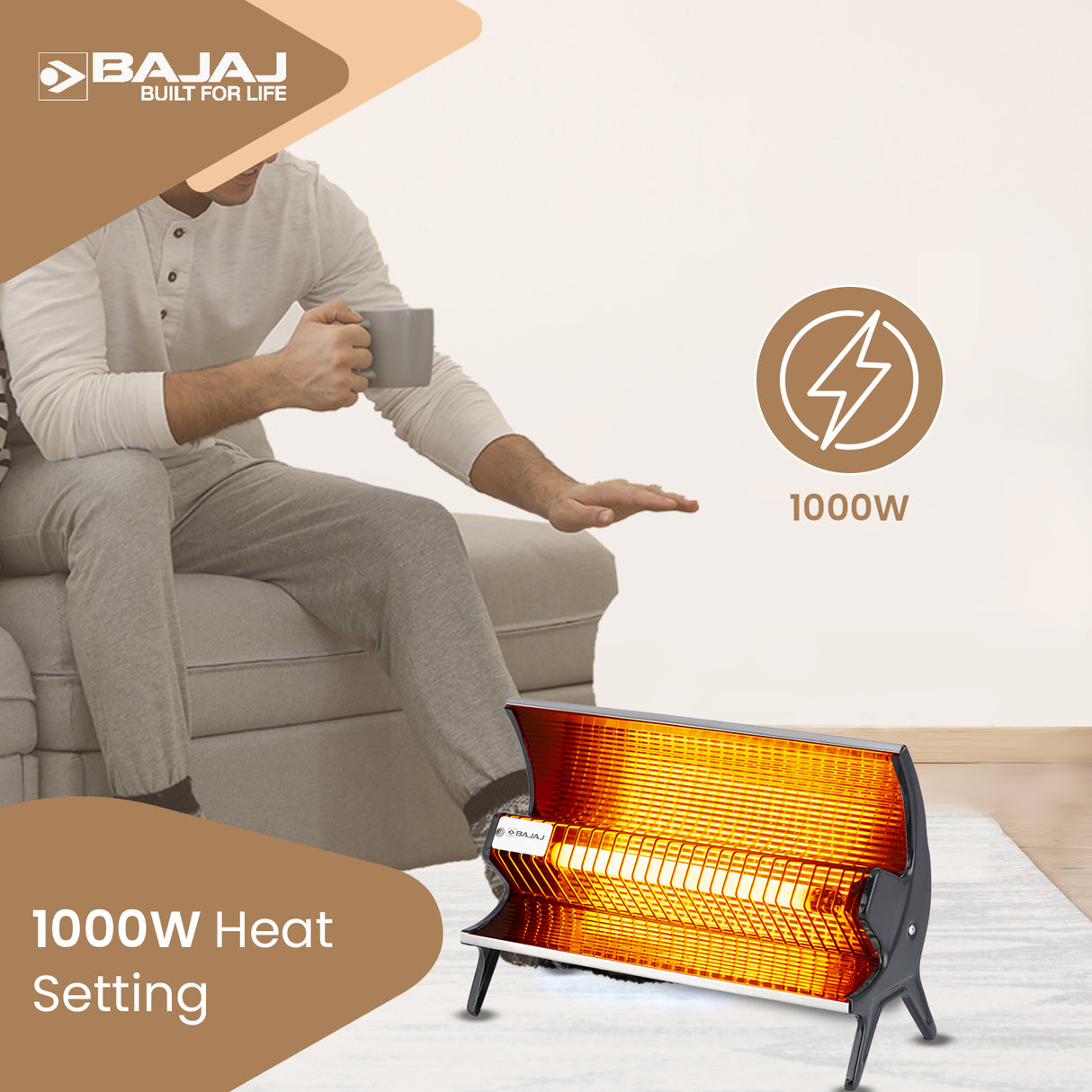 Bajaj Flashy Ceramic Room Heater