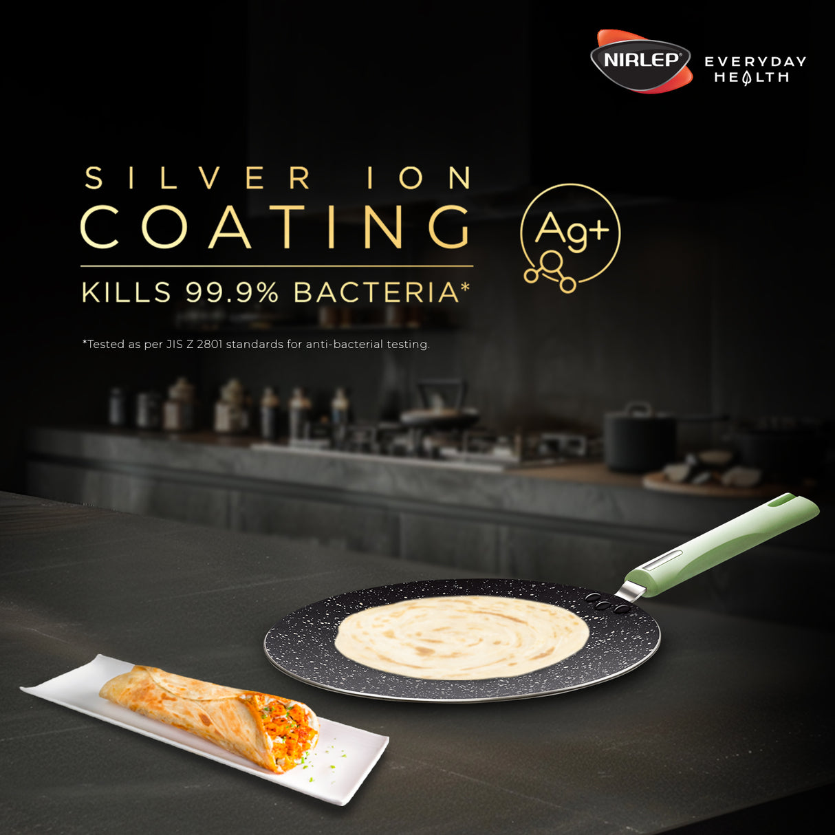 Nutrihealth Pro  Non Stick Aluminium Induction Flat Tawa