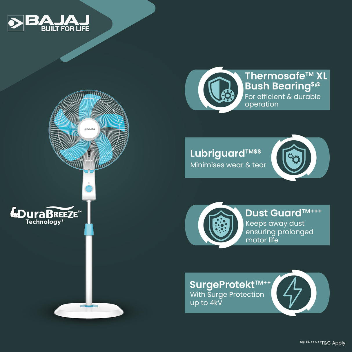 Penta Robusto 400mm Pedestal Fan