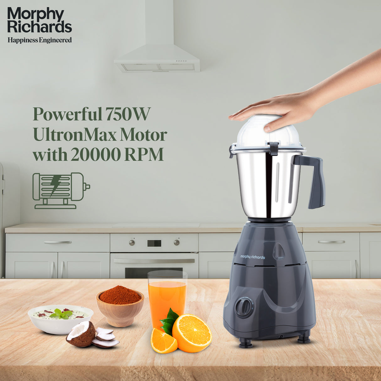 Morphy Richards Icon Superb DLX 750W Mixer Grinder