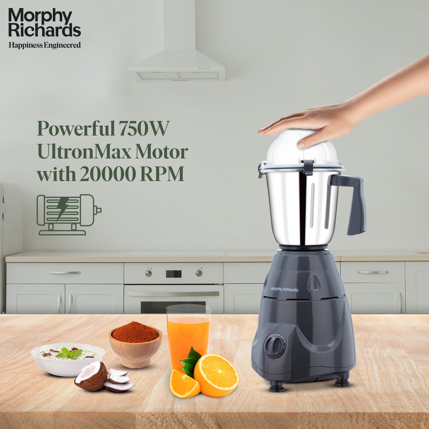 Morphy Richards Icon Superb DLX 750W Mixer Grinder