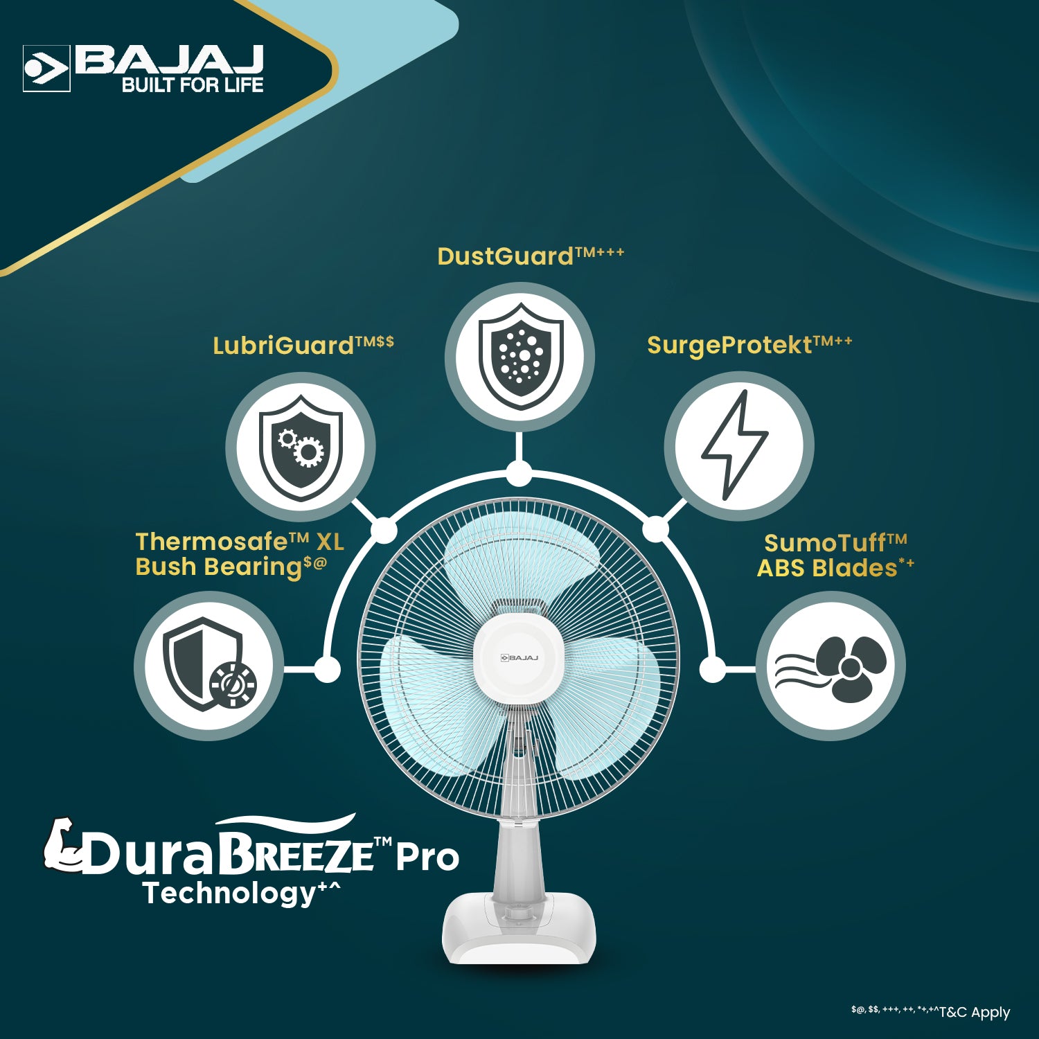 Fuzion 400mm Table Fan