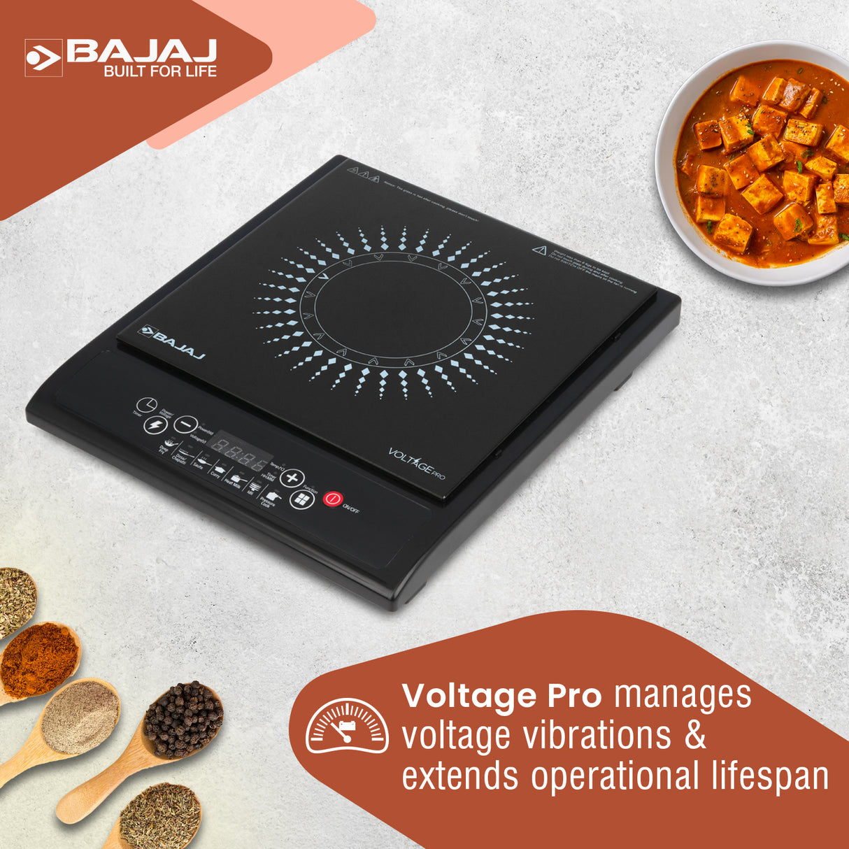 Bajaj Splendid 120TS 1200W Induction Stove