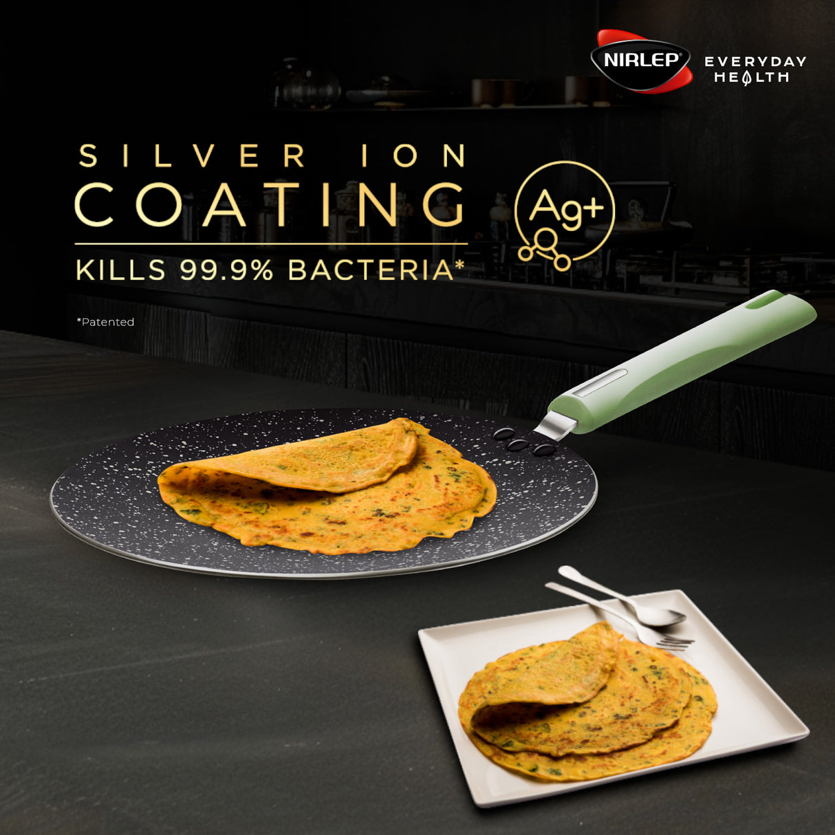 Nutrihealth Pro Non Stick Aluminium Flat Tawa