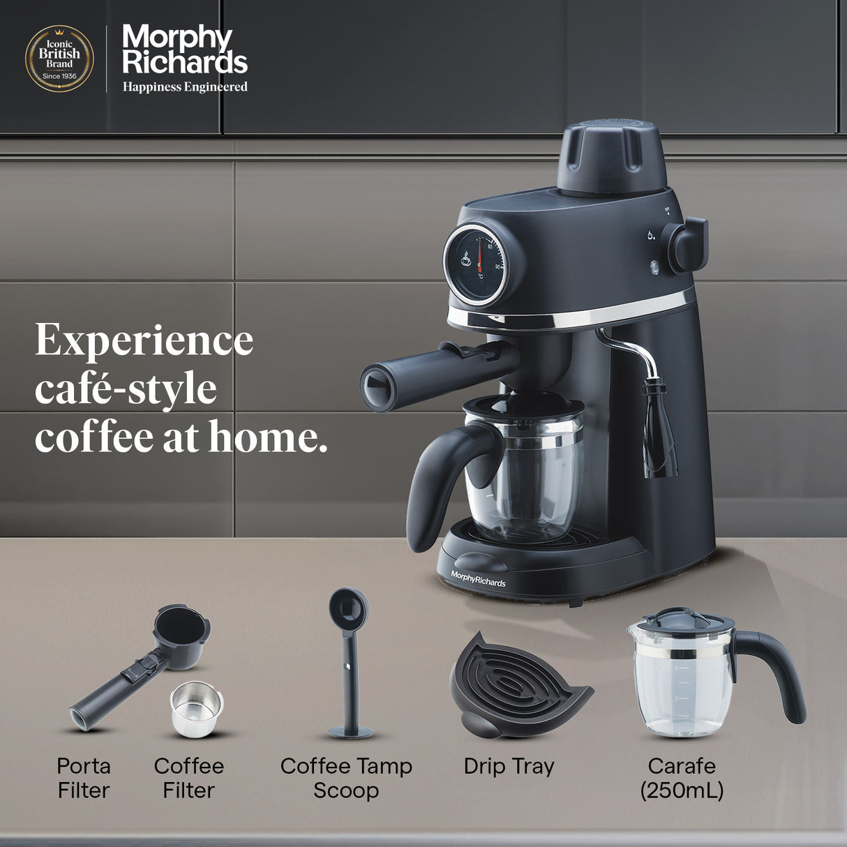 Europa Xpresso 800-Watt 4-Cup Coffee Maker