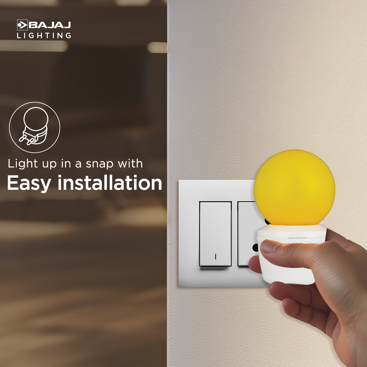 LEDZ Ping Pong Plug lamp