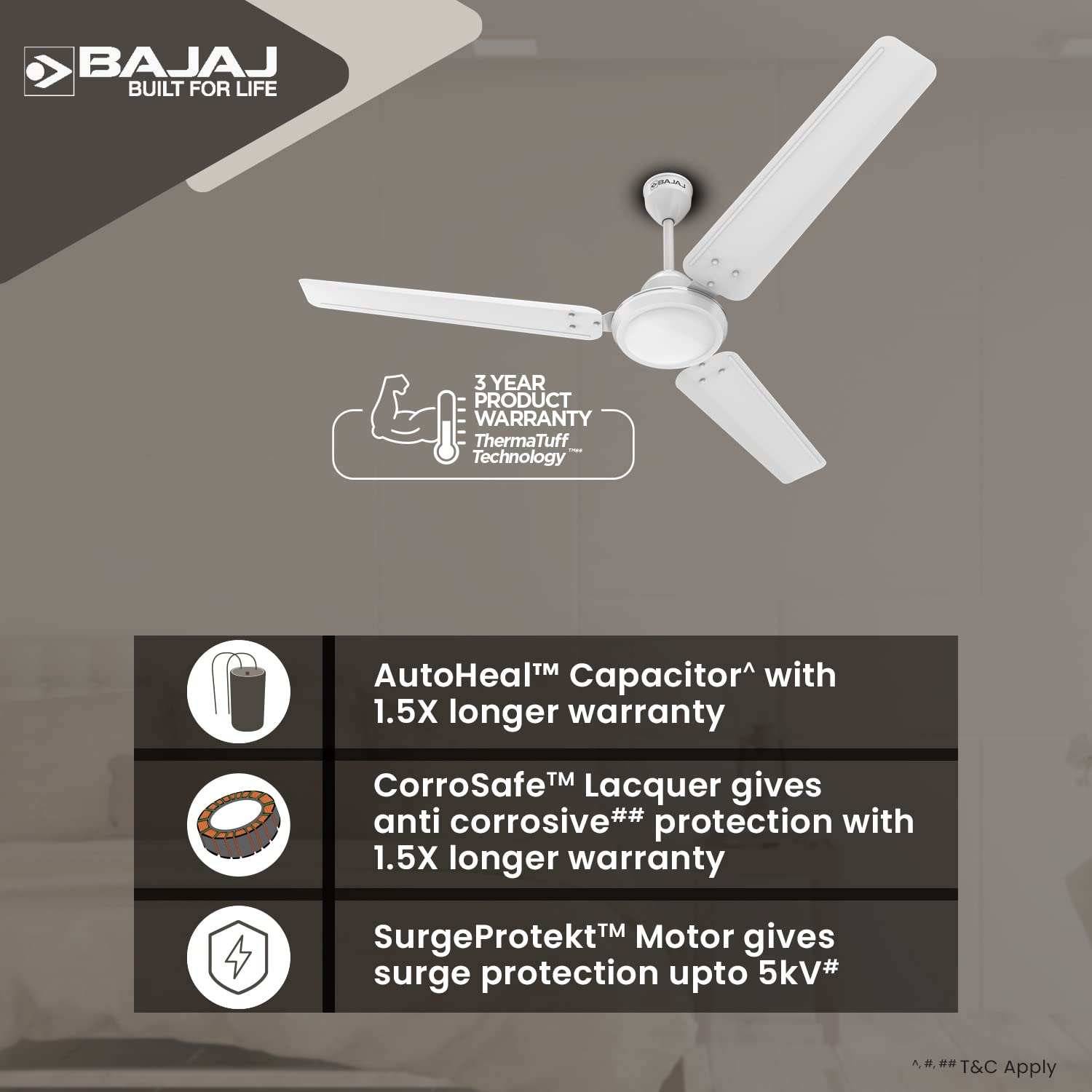 Durato 12S1 1200mm Ceiling Fan