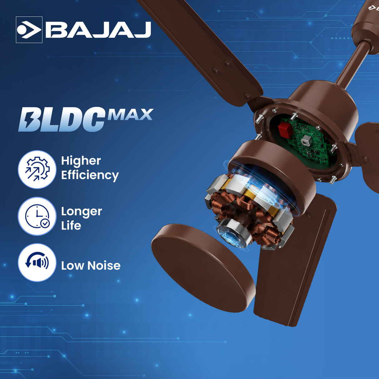 Raftaar 1200mm BLDC Ceiling Fan