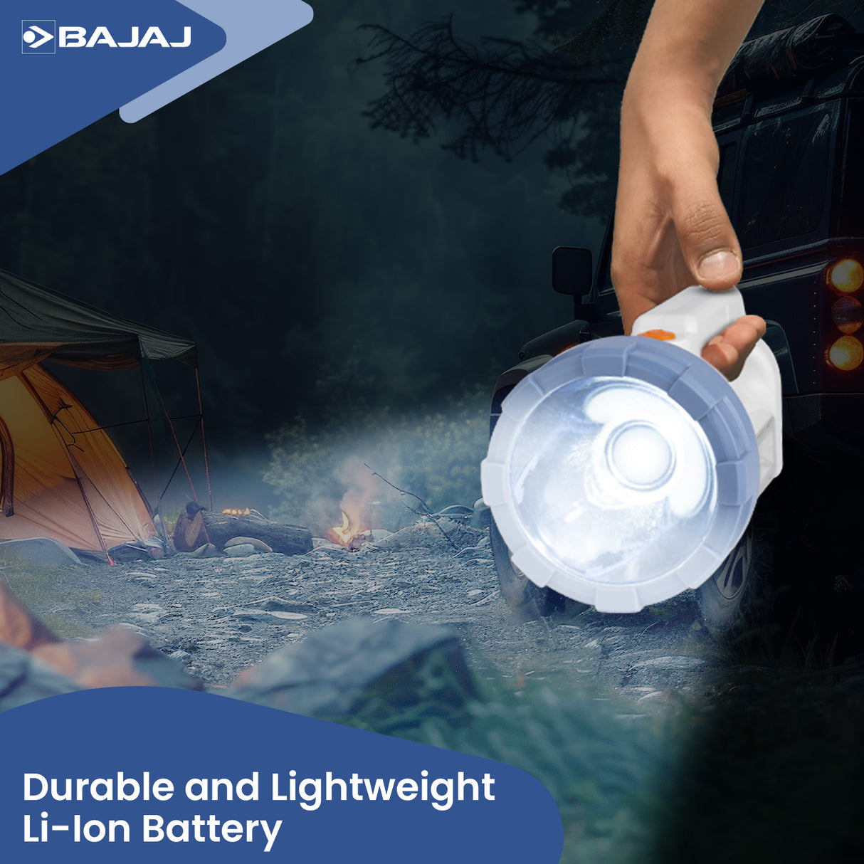 BAJAJ TRAVELLESTA DUO RC LED TORCH