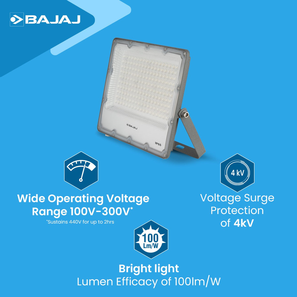 BAJAJ ROBUSTA LED FLOOD LIGHT CCT