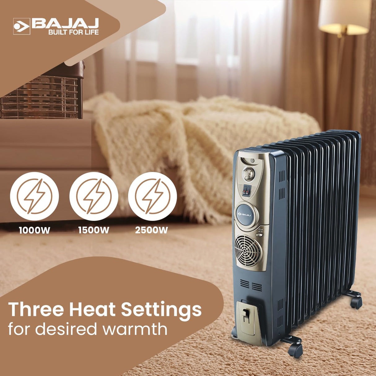 Bajaj Majesty RH Plus OFR Room Heater
