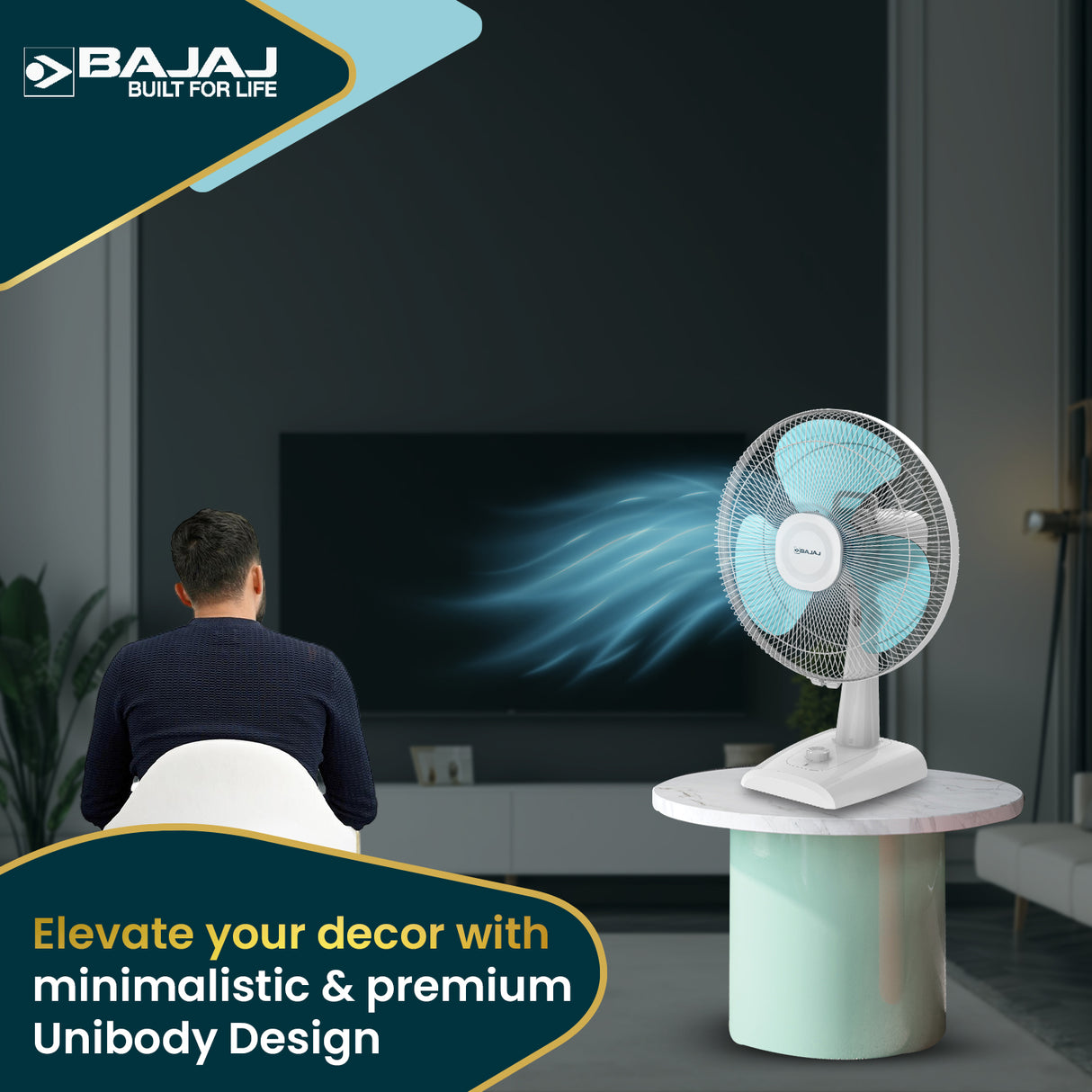 Fuzion 400mm Table Fan