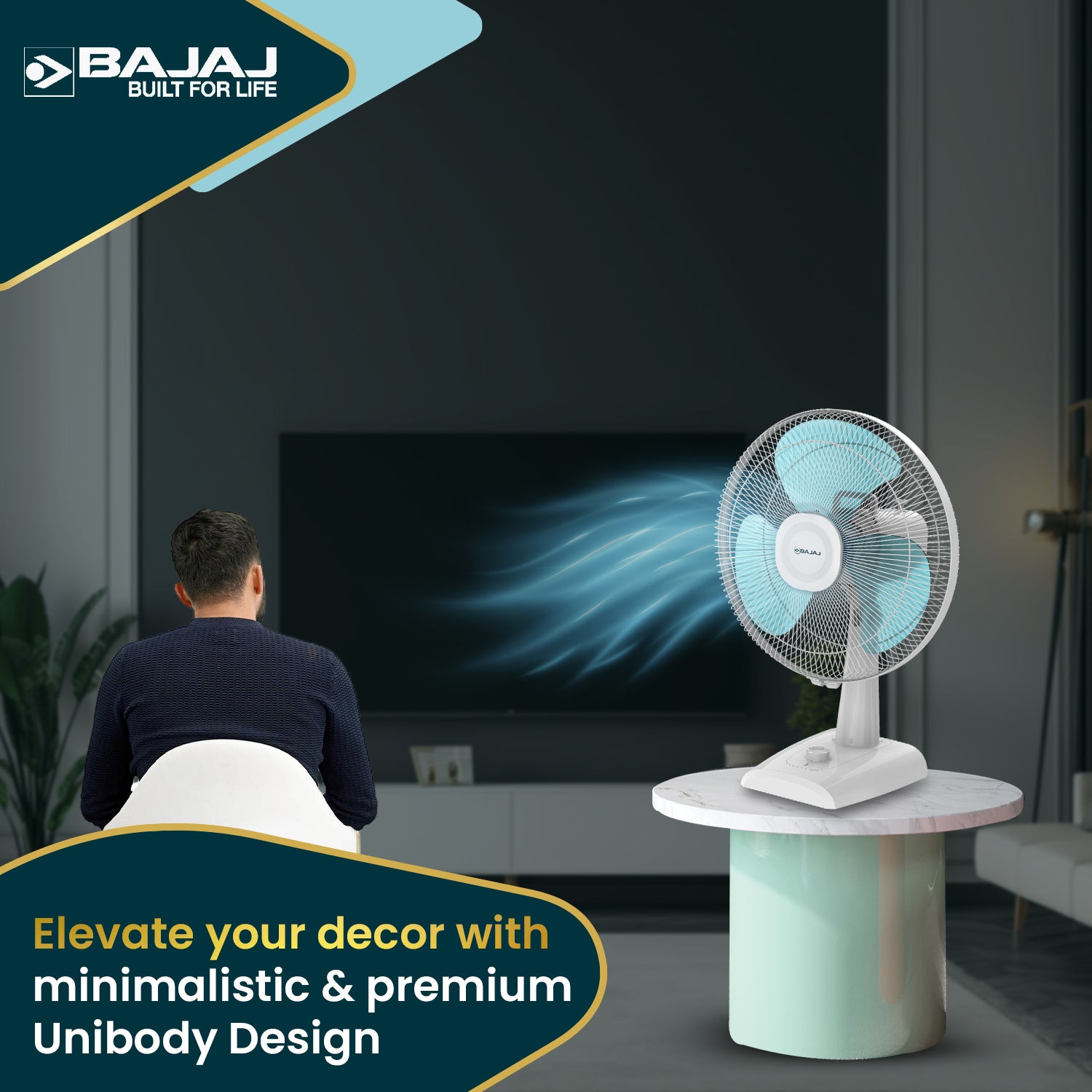 Fuzion 400mm Table Fan