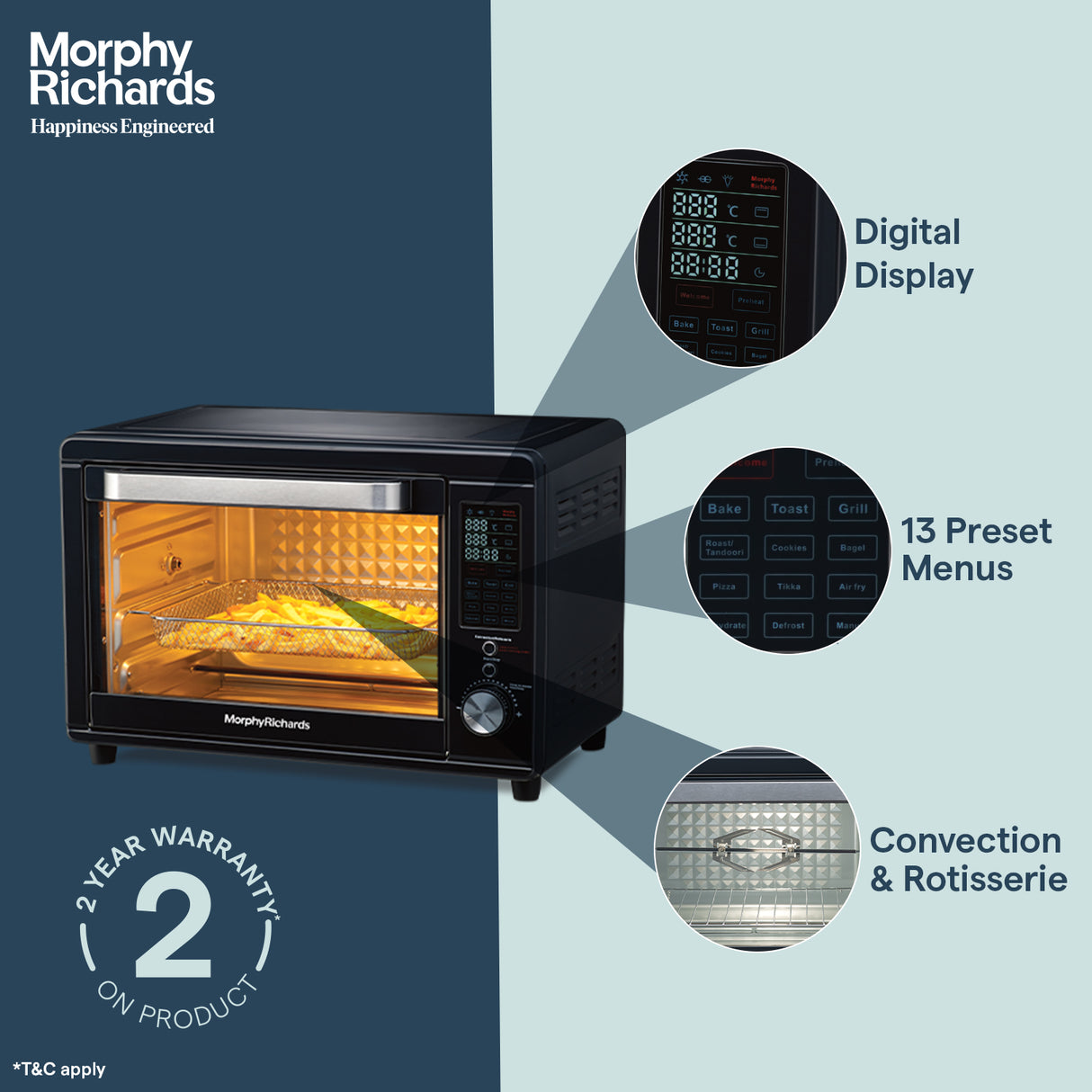 40RCAD Digital Air Fryer OTG